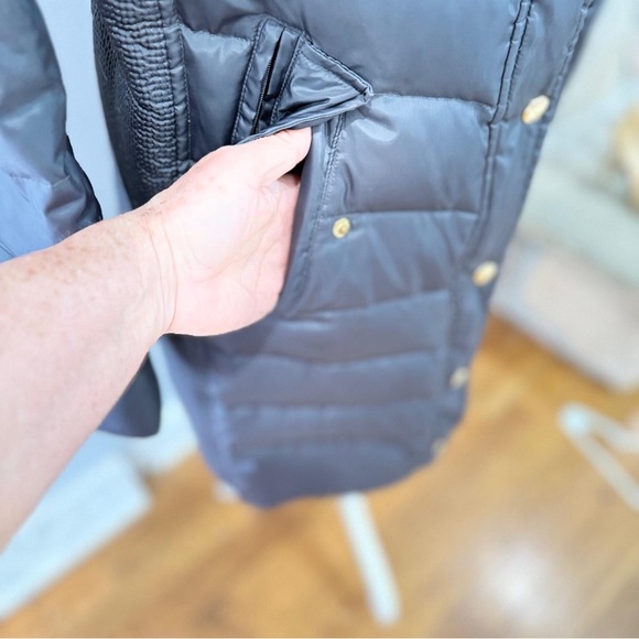 Michael Kors Charcoal Puffer Coat - Picture 9 of 11